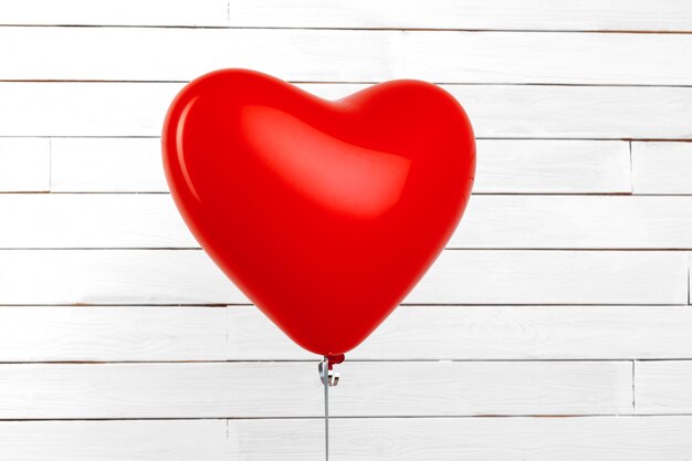 Red heart balloon