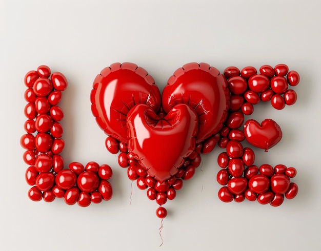 Red Heart Balloons A LoveFilled Monthly Event Generative AI