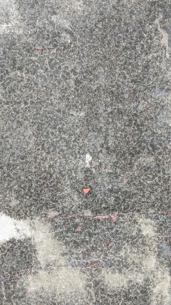 A red heart on the ground