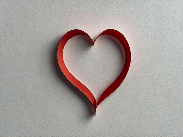 a red heart with the word love on it