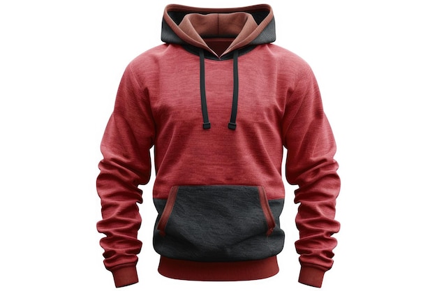 a red hoodie with a black top that says quot t shirt quot