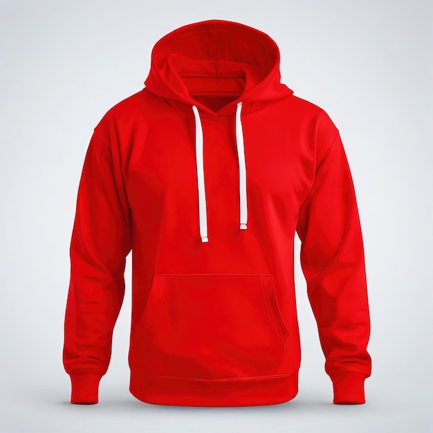 a red hoodie with the word quot t quot on it