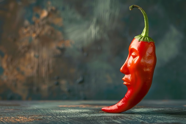 red hot pepper with face for national hispanic heritage month festival