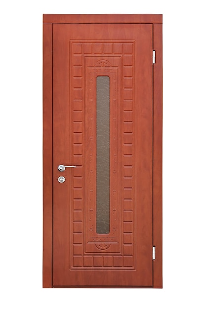 Red interior door