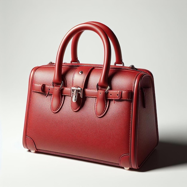 Red Leather Handbag