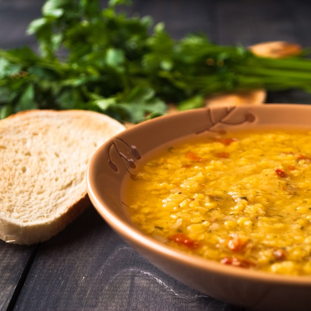 Red lentil soup