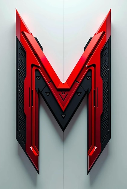 a red m with a red m on it