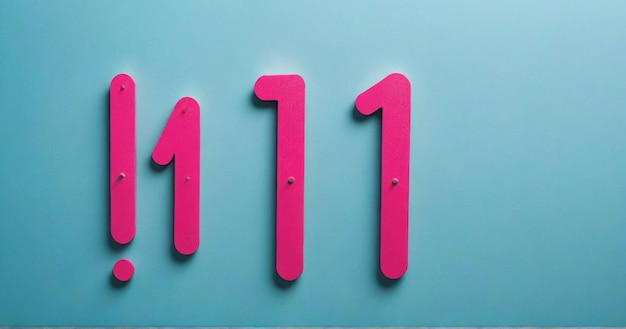 a red number 11 is on a blue background