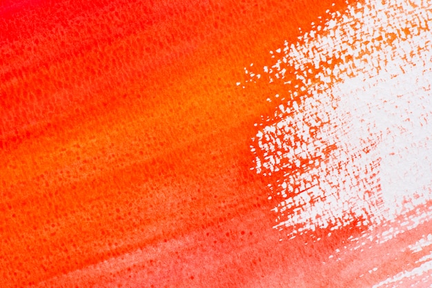 red or orange art painting on paper texture background