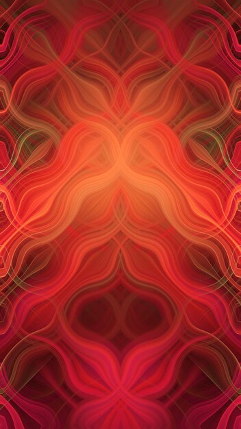 A red and orange background with a pattern of lines and lines.