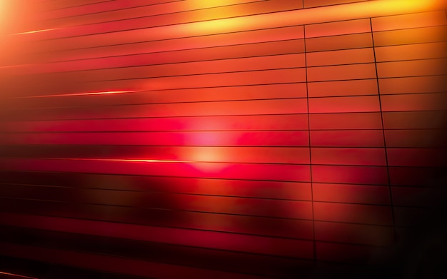 Red orange bright light glowing lines abstract background