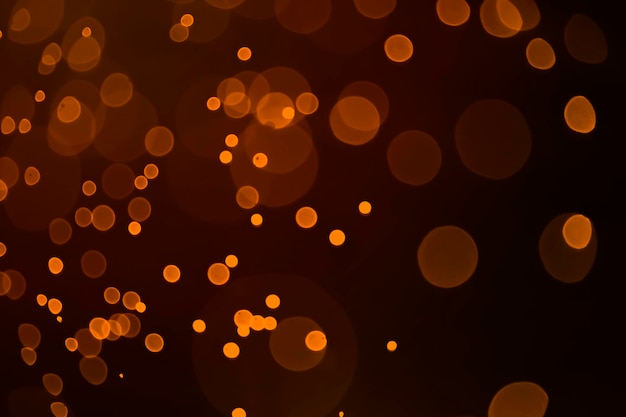 Red and orange holiday bokeh Abstract Christmas background