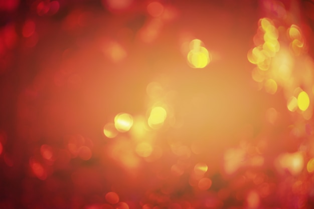 Red orange, yellow soft defocus light as a texture for designers. Glitter defocus.