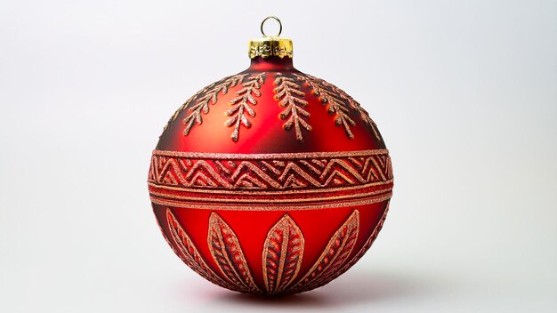 a red ornament from the company of the company