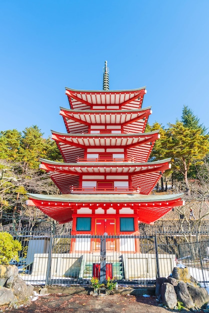 Red pagoda