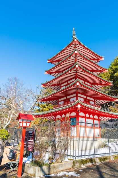 Red pagoda