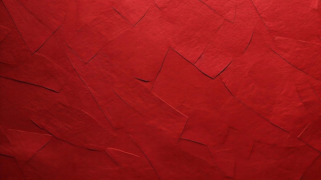 A red paper with a black outline in the middle.