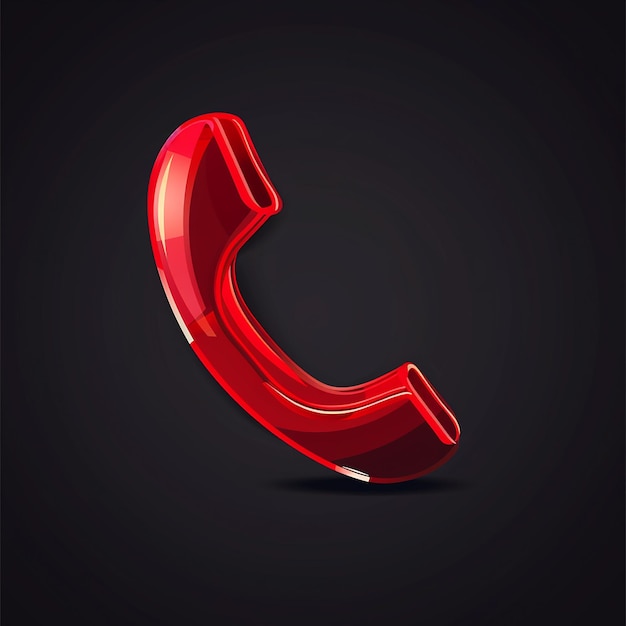 red phone with a red background