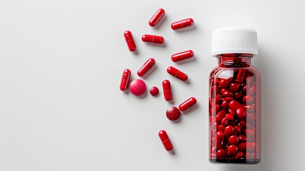 Red Pill Revelation Bottle of Red Capsules