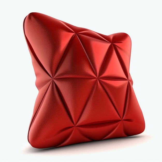 red pillow mockup