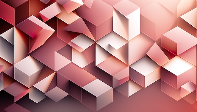 A red and pink background with the words cube on the top