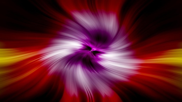 Red and purple background with a swirl of light