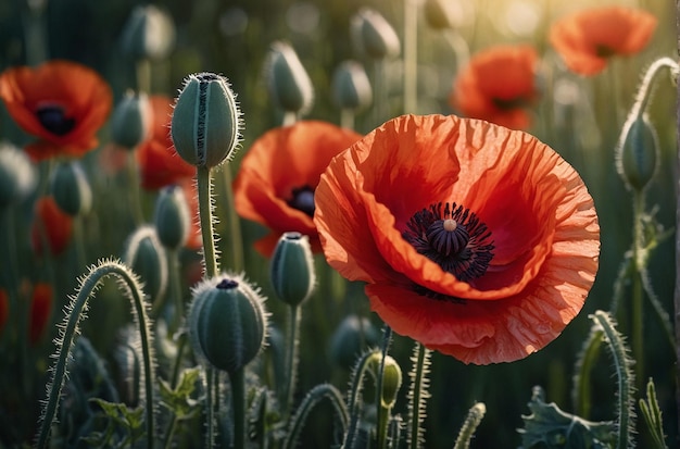 Red Radiance BestSelling Poppy Image