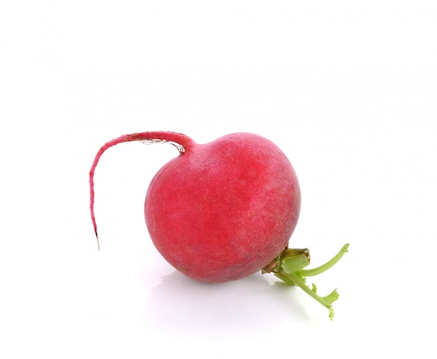 Red radish isolated