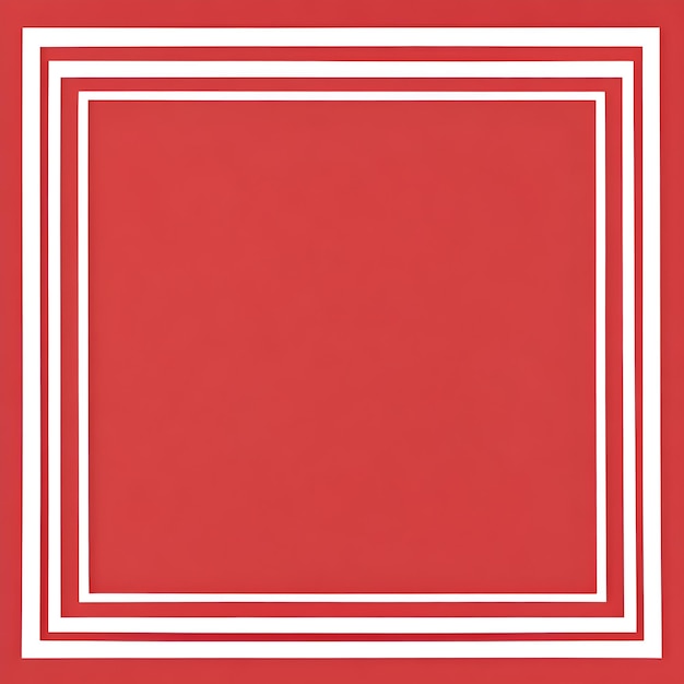 Red Rectangle Frame