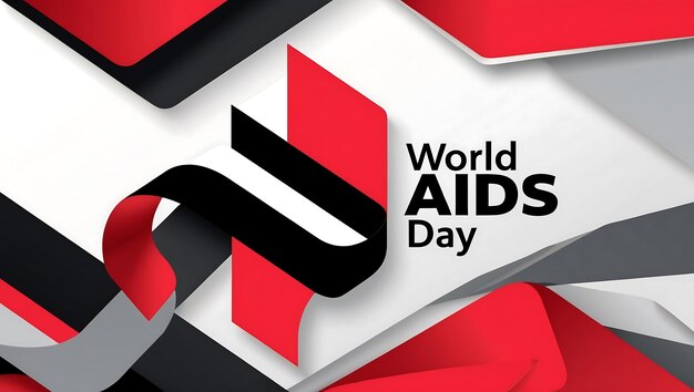 Red Ribbon Symbol for World AIDS Day