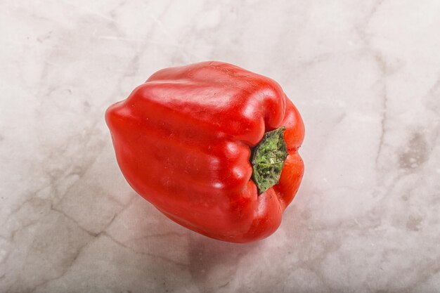 Red ripe Bulgarian bell pepper