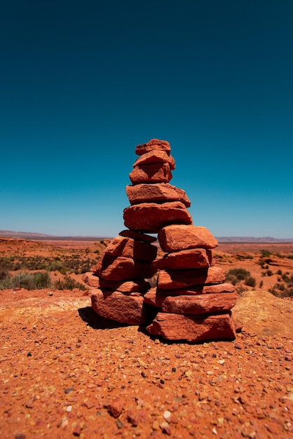 Red rock of the canyon arizona and utah desert