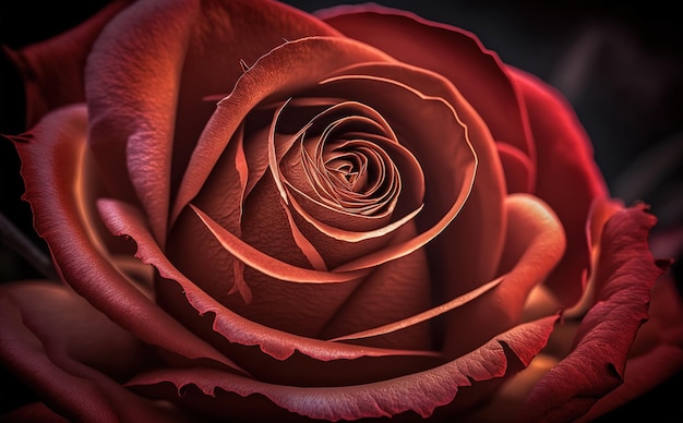 red rose flower macro focus photo