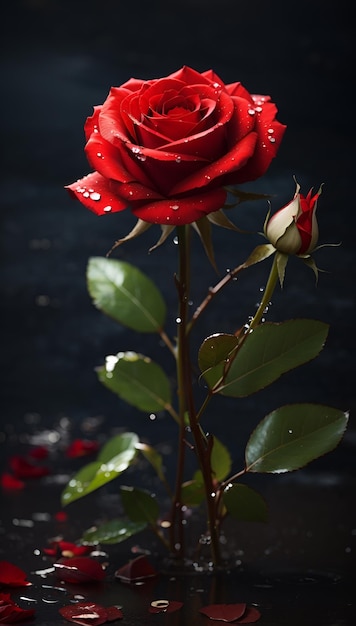 Red Rose Flower