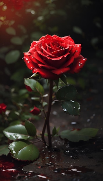 Red Rose flower