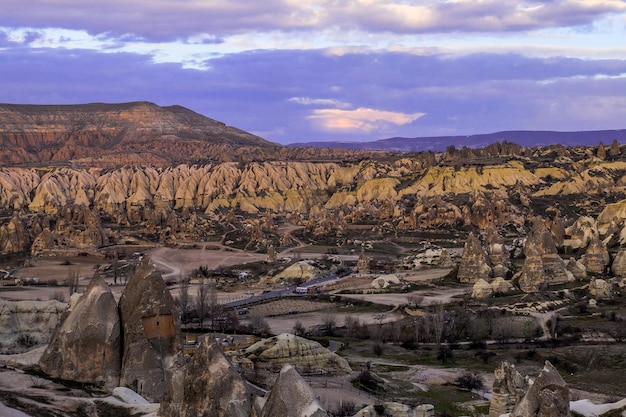 Red or Rose Valley during sunset in Cappadocia Goreme Turkey