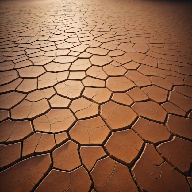 Photo a red sand with a golden reflection of the sun on it