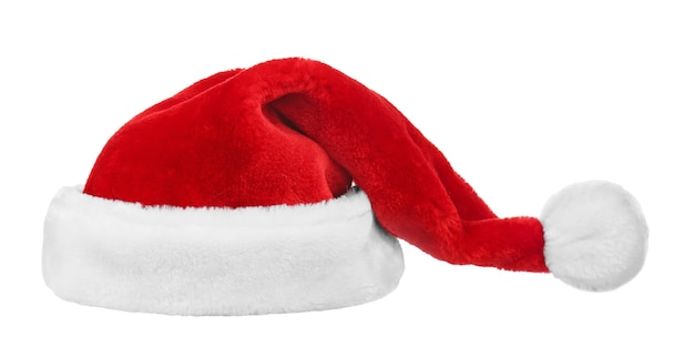 Red Santa Claus hat  background