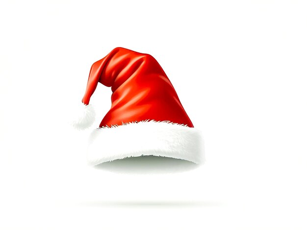 Photo red santa claus hat