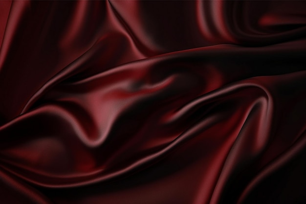 Red satin background red silk background abstract background with red waves