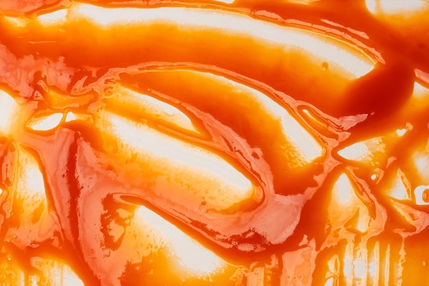 Red sauce splashes as background