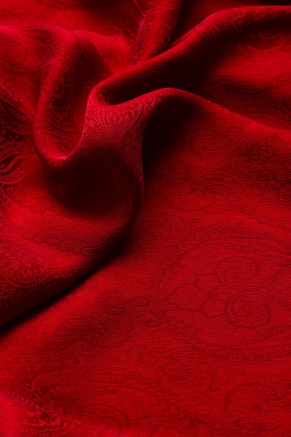 Red silk background