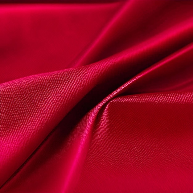 Red silk or satin luxury fabric texture abstract background