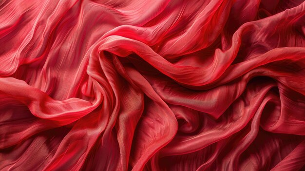 a red silk with a red background and a red fabric with a pattern of the red