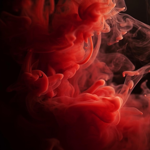 red smoke vapor abstract background design