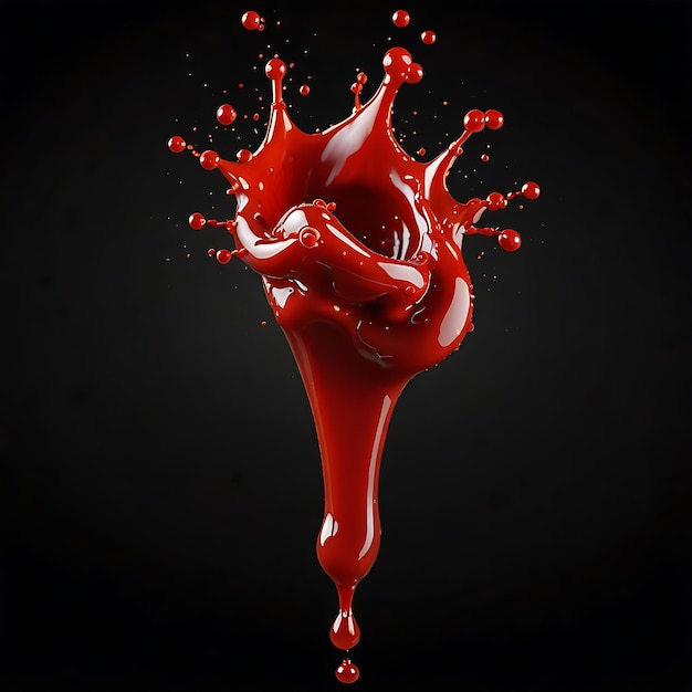 a red splash with a heart that says quot a person quot