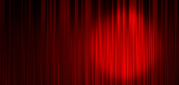 Red stage curtain background