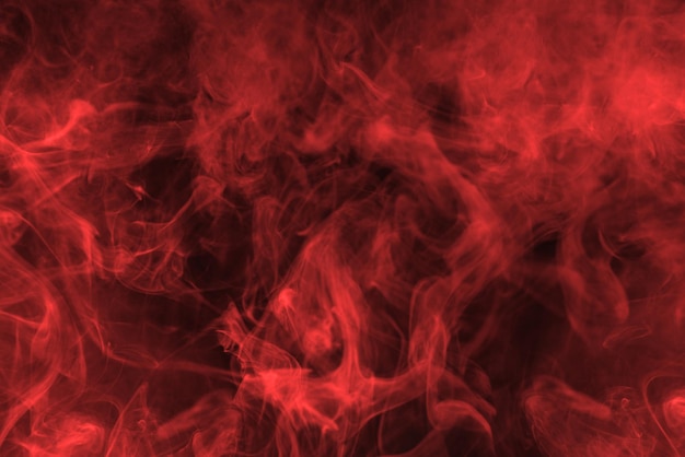 Red steam on a black background