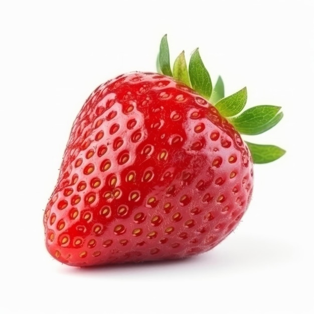 Red strawberry isolated Illustration AI GenerativexA