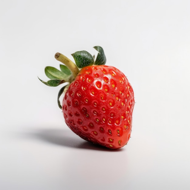 Red sweet strawberry isolated Illustration AI Generative